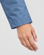 Women's Lightweight Hooded Jacket — Blue — cuff detail [WB gallery 120/5]