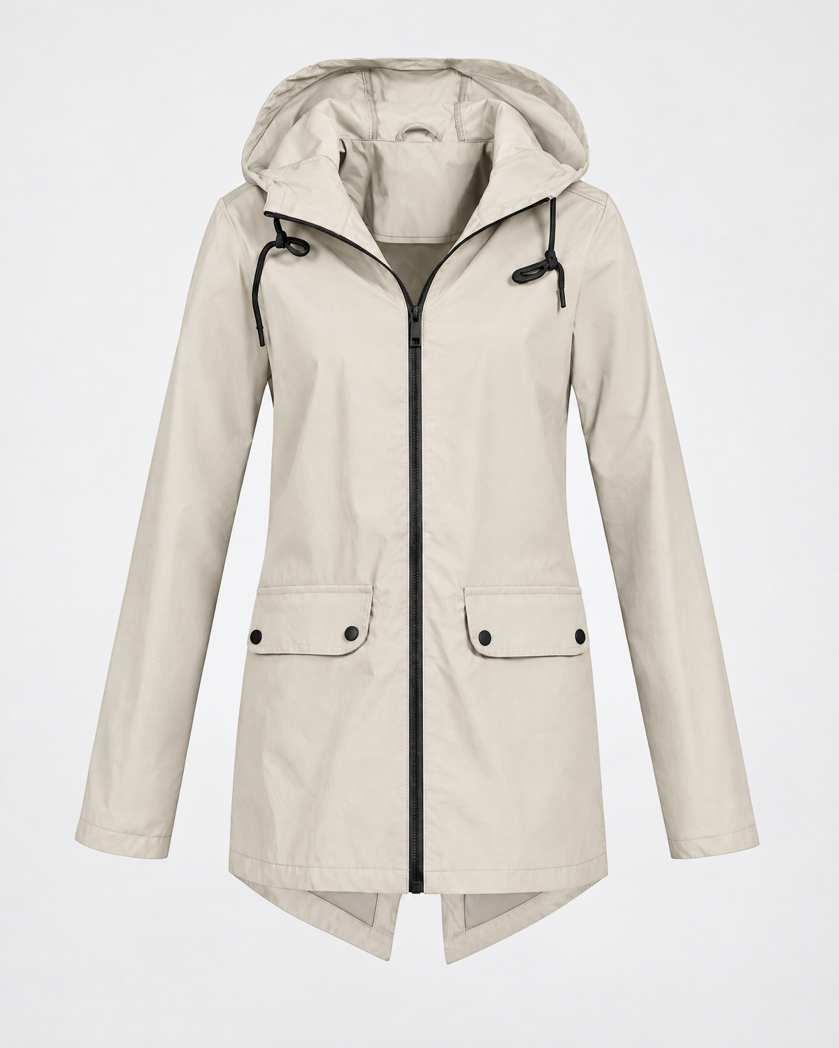 Women's Lightweight Hooded Jacket — Apricot — product front [WB gallery 121/6]