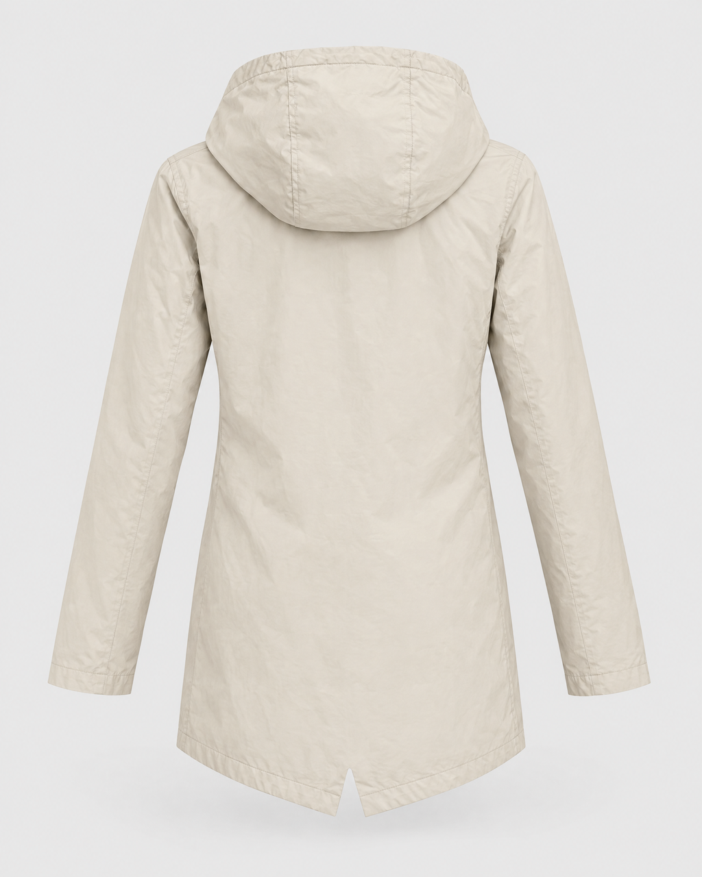 Women's Lightweight Hooded Jacket — Apricot — product back [WB gallery 121/7]