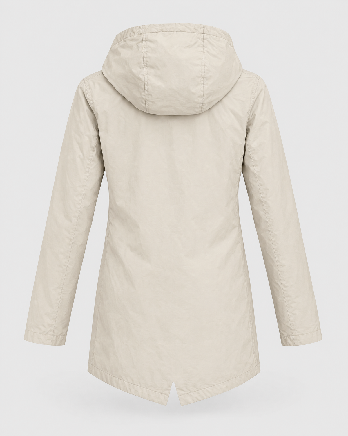 Women's Lightweight Hooded Jacket — Apricot — product back [WB gallery 121/7]