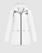 Women's Lightweight Hooded Jacket — White — product front [WB gallery 123/6]