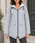 Women's Fleece-Lined Hooded Jacket — Grey — hero [WB gallery 125/1]