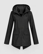 Women's Lightweight Hooded Jacket — Black — product front [WB gallery 124/6]