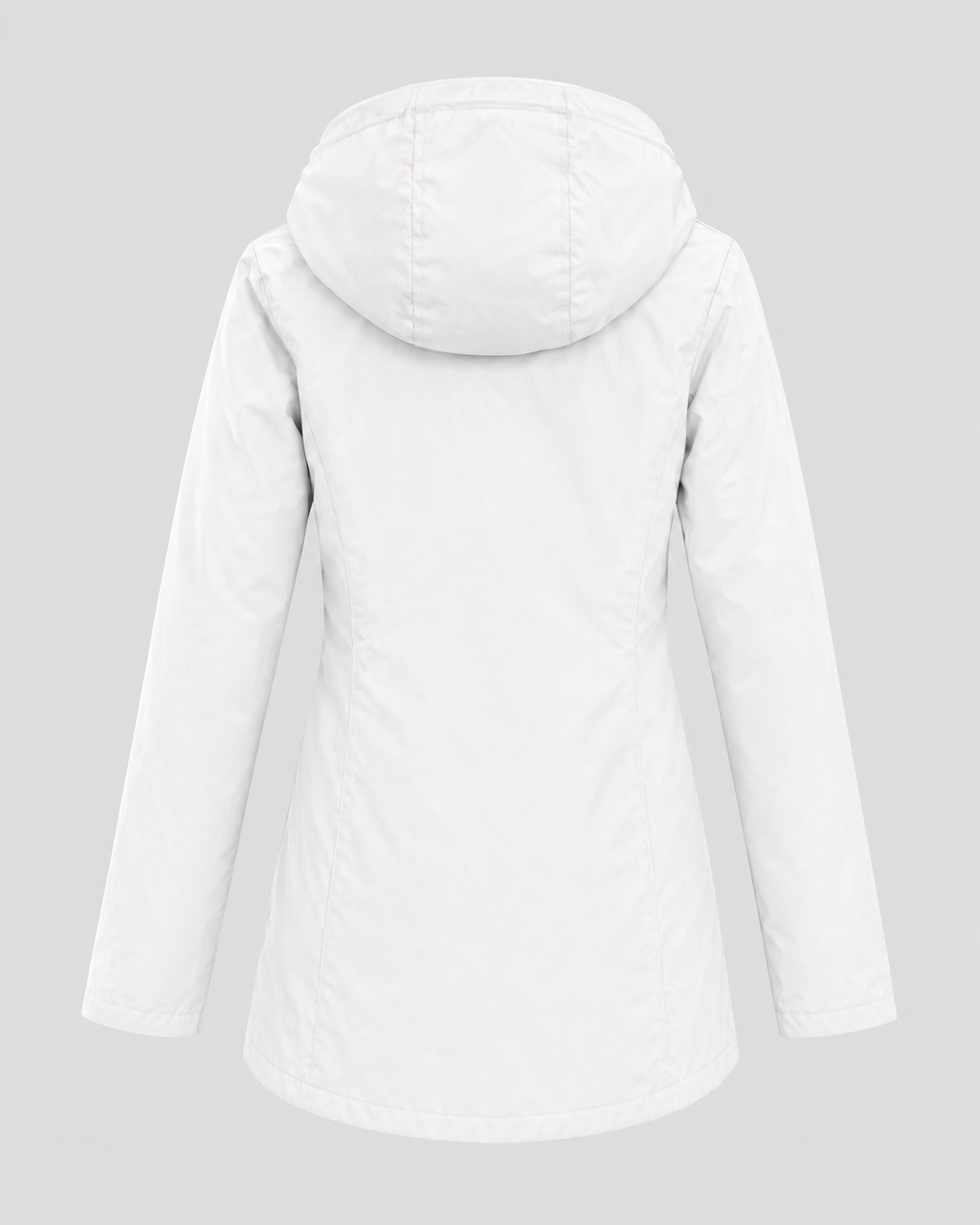 Women's Fleece-Lined Hooded Jacket — White — product back [WB gallery 126/7]