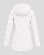 Women's Fleece-Lined Hooded Jacket — White — product back [WB gallery 126/7]