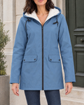 Women's Fleece-Lined Hooded Jacket — sky blue — hero [WB gallery 130/1]
