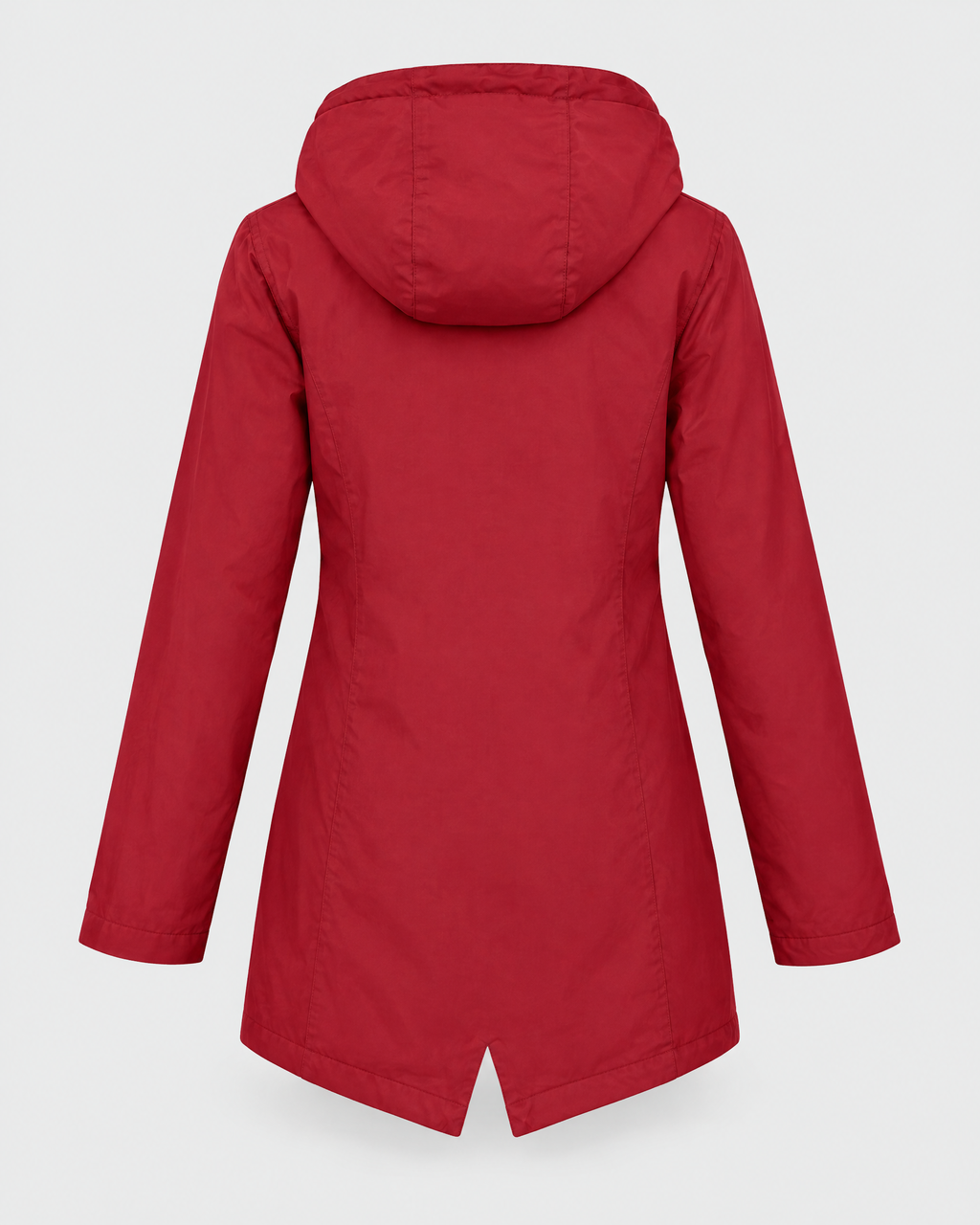 Women's Fleece-Lined Hooded Jacket — Red — product back [WB gallery 128/7]