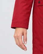 Women's Fleece-Lined Hooded Jacket — Red — cuff detail [WB gallery 128/5]