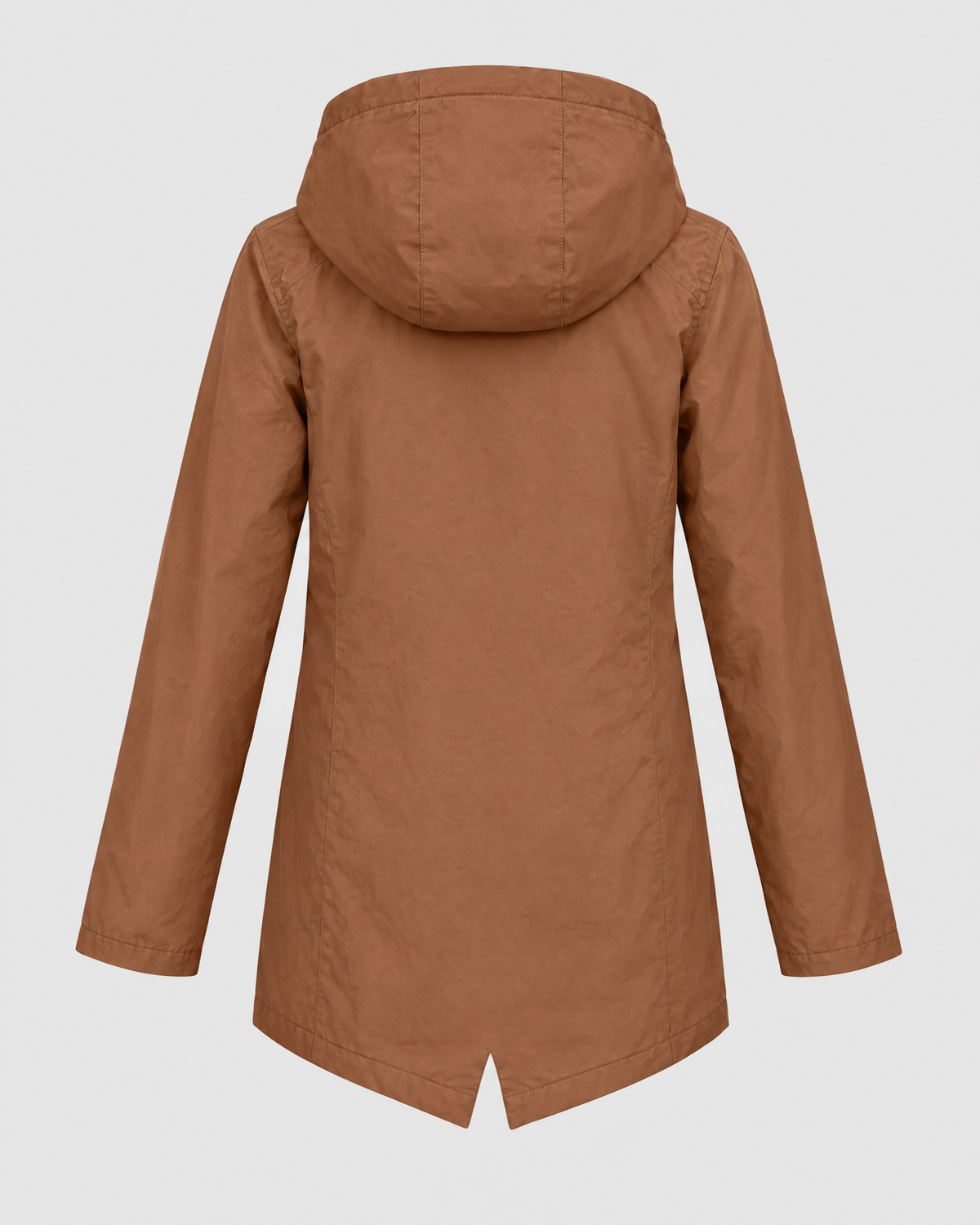 Women's Fleece-Lined Hooded Jacket — Coffee — product back [WB gallery 129/7]