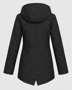 Women's Fleece-Lined Hooded Jacket — Black — product back [WB gallery 132/7]