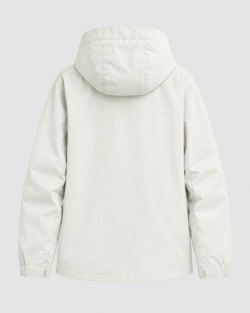 Women's Hooded Outdoor Jacket — Apricot single jacket — product back [WB gallery 133/7]