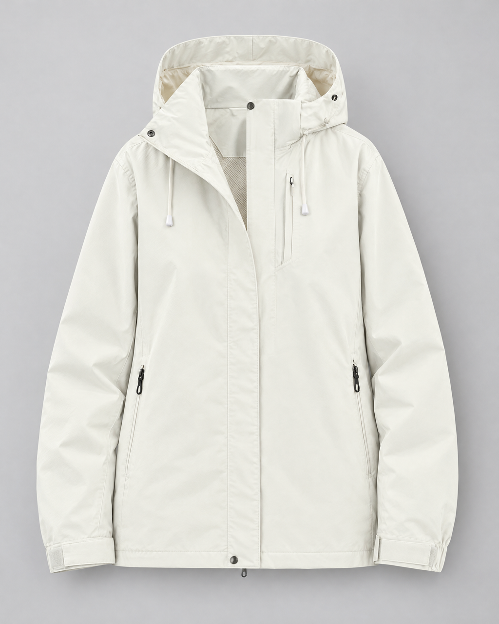 Women's Hooded Outdoor Jacket — Apricot single jacket — product front [WB gallery 133/6]