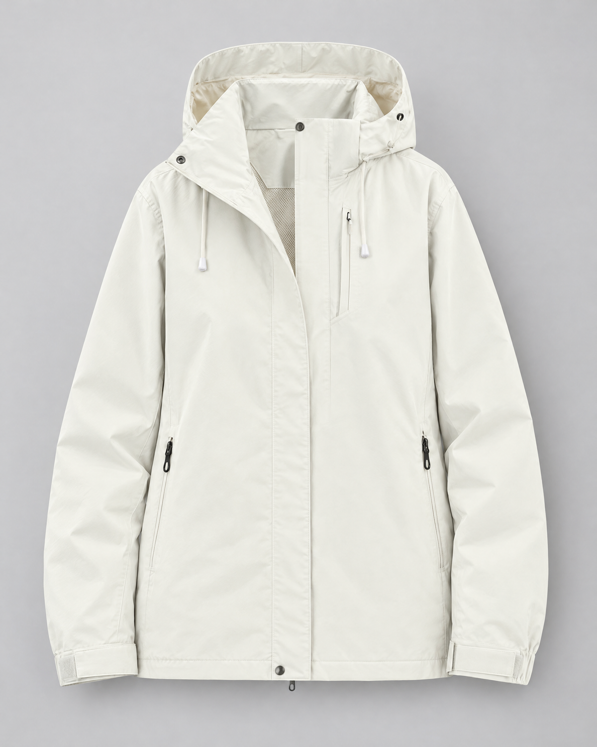Women's Hooded Outdoor Jacket — Apricot single jacket — product front [WB gallery 133/6]
