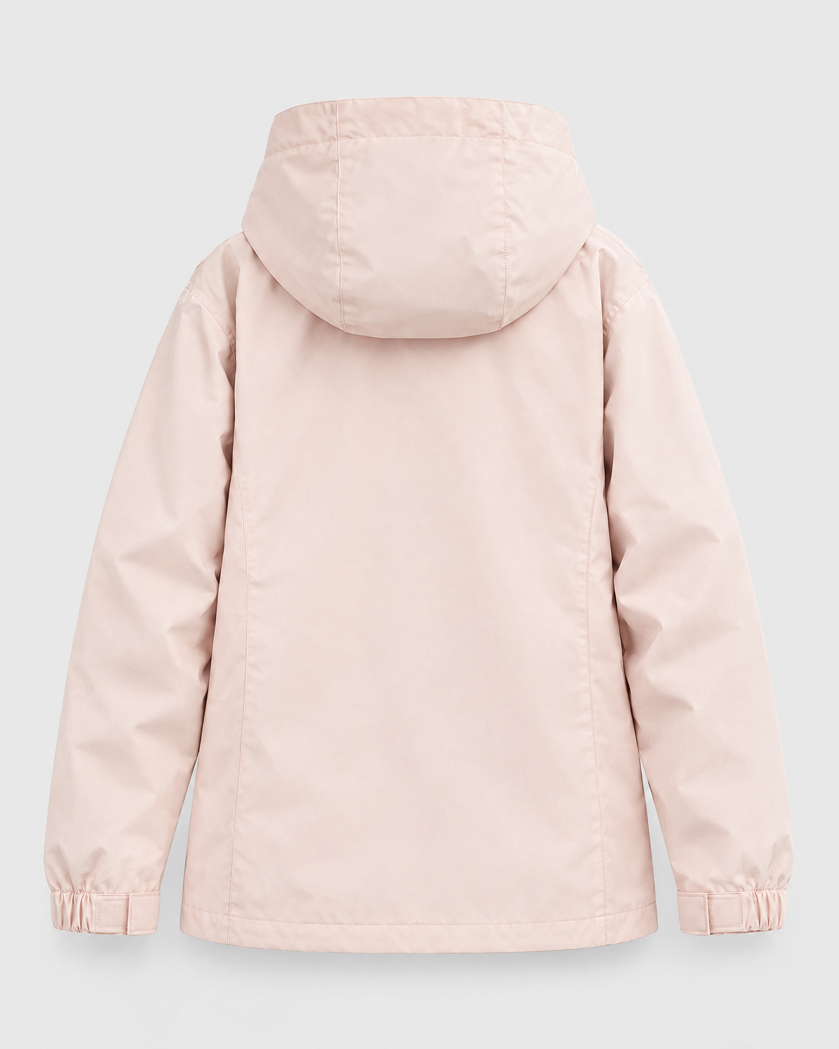 Women's Hooded Outdoor Jacket — Tender pink single jacket — product back [WB gallery 134/7]