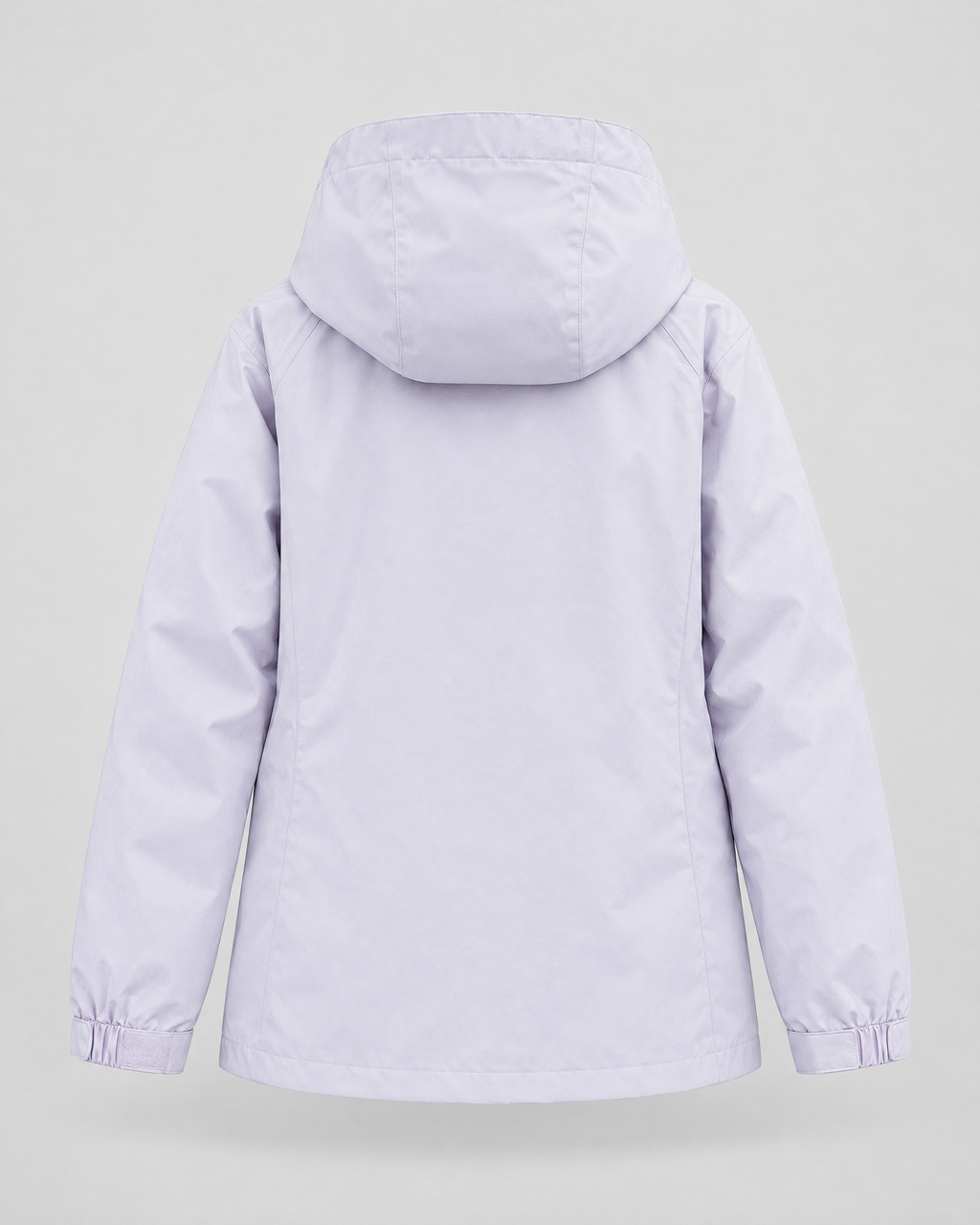 Women's Hooded Outdoor Jacket — Light purple single jacket — product back [WB gallery 137/7]