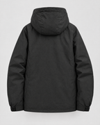 Women's Hooded Outdoor Jacket — Black single jacket — product back [WB gallery 139/7]