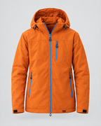 Men's Hooded Outdoor Jacket — Sunset orange — product front [WB gallery 143/6]
