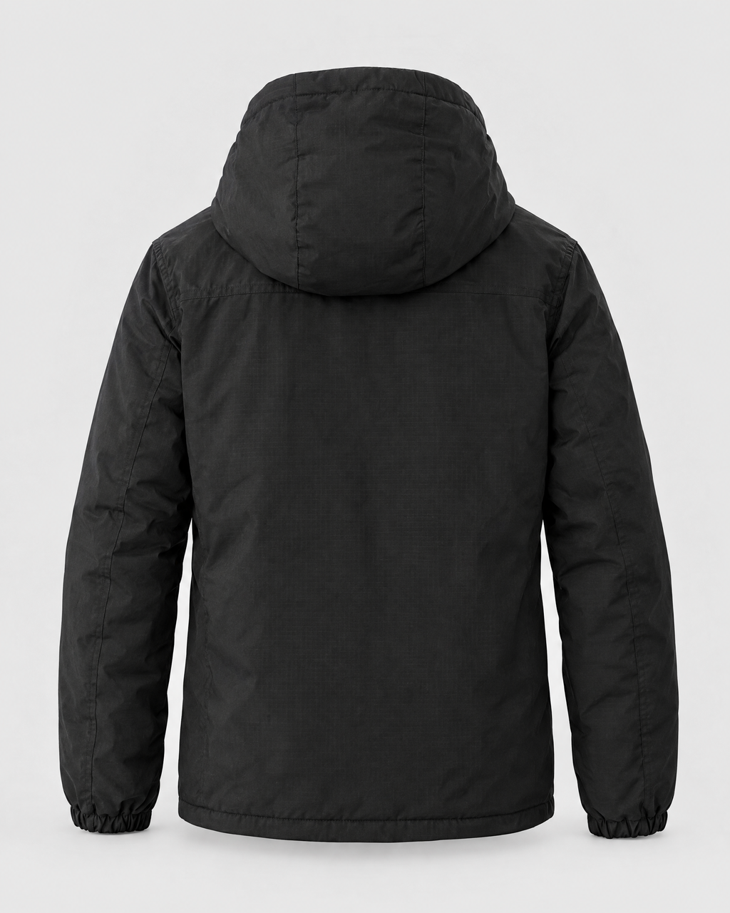 Men's Hooded Outdoor Jacket — Amber black — product back [WB gallery 145/7]