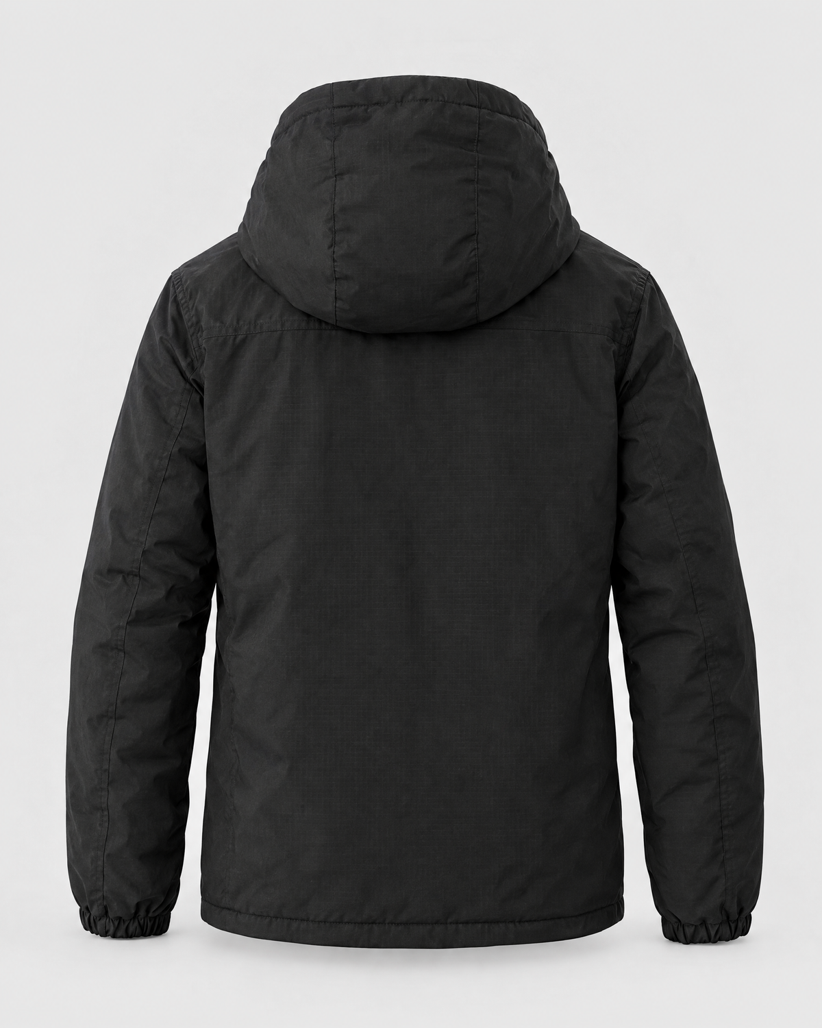 Men's Hooded Outdoor Jacket — Amber black — product back [WB gallery 145/7]