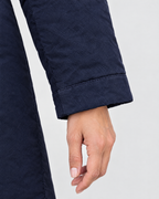 Women's Plush-Trim Hooded Parka — Blue — cuff detail [WB gallery 156/5]