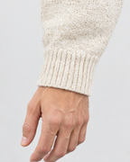 Men's Hooded Knit Cardigan — Apricot — cuff detail [WB gallery 161/5]