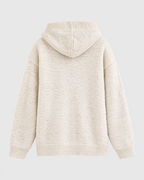 Men's Hooded Knit Cardigan — Apricot — product back [WB gallery 161/7]