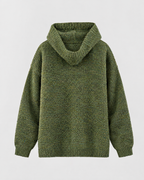 Men's Hooded Knit Cardigan — Green — product back [WB gallery 164/7]