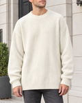 Men's Everyday Crewneck Sweater — White — hero [WB gallery 194/1]