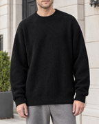 Men's Everyday Crewneck Sweater — Black — hero [WB gallery 195/1]