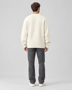 Men's Everyday Crewneck Sweater — White — full back [WB gallery 194/3]