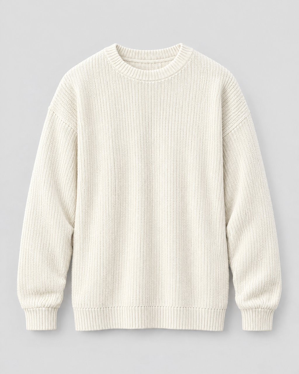 Men's Everyday Crewneck Sweater — White — product front [WB gallery 194/6]