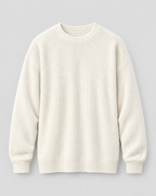 Men's Everyday Crewneck Sweater — White — product front [WB gallery 194/6]