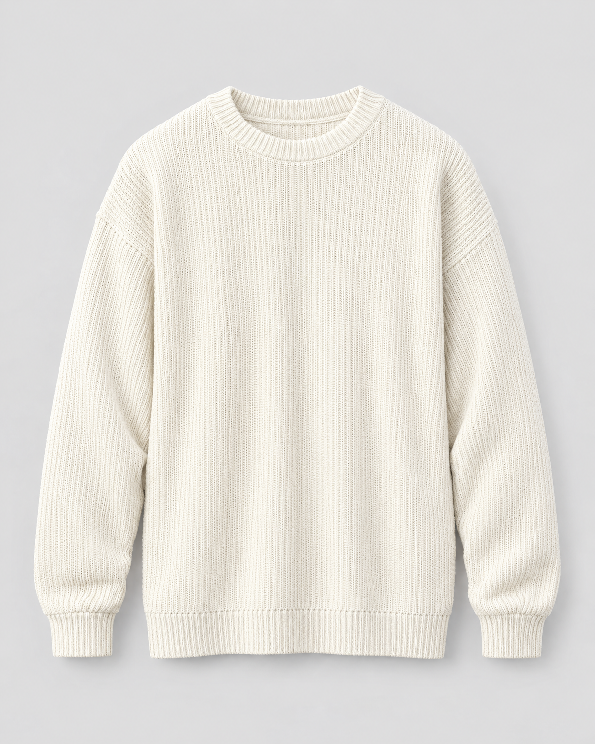 Men's Everyday Crewneck Sweater — White — product front [WB gallery 194/6]