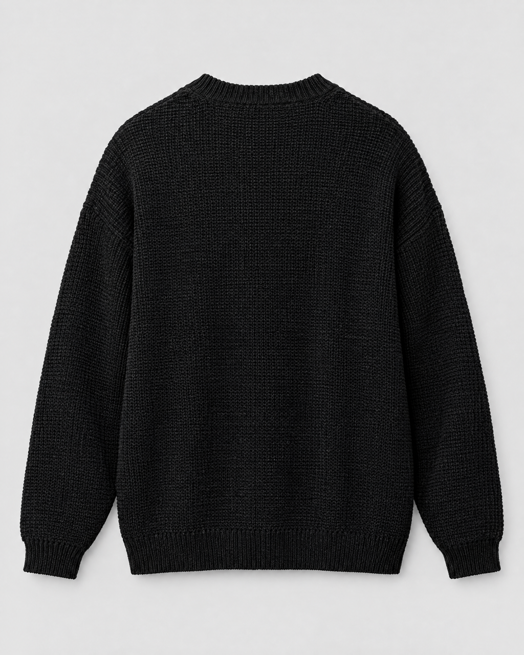 Men's Everyday Crewneck Sweater — Black — product back [WB gallery 195/7]