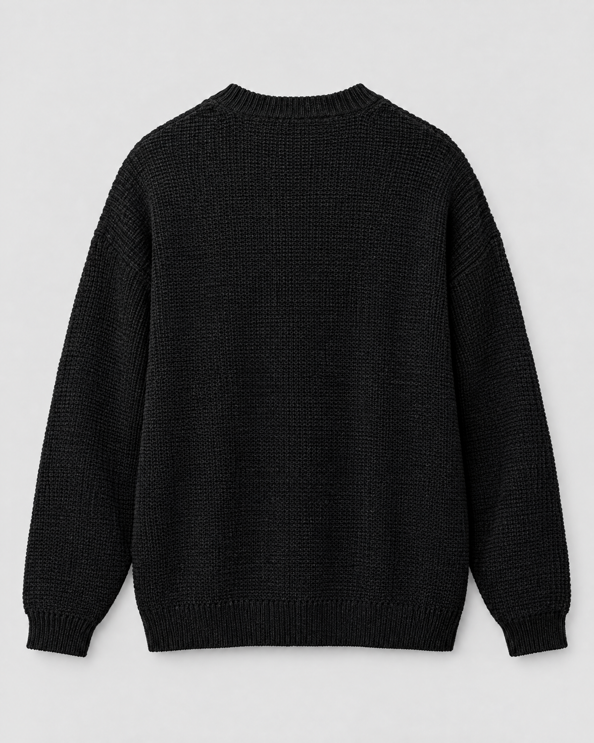 Men's Everyday Crewneck Sweater — Black — product back [WB gallery 195/7]