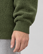 Men's Everyday Crewneck Sweater — Green — cuff detail [WB gallery 196/5]