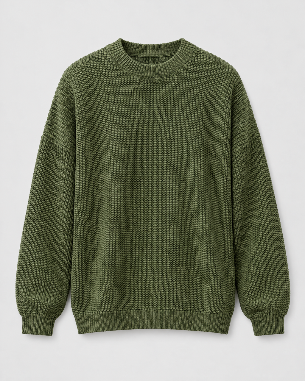 Men's Everyday Crewneck Sweater — Green — product front [WB gallery 196/6]