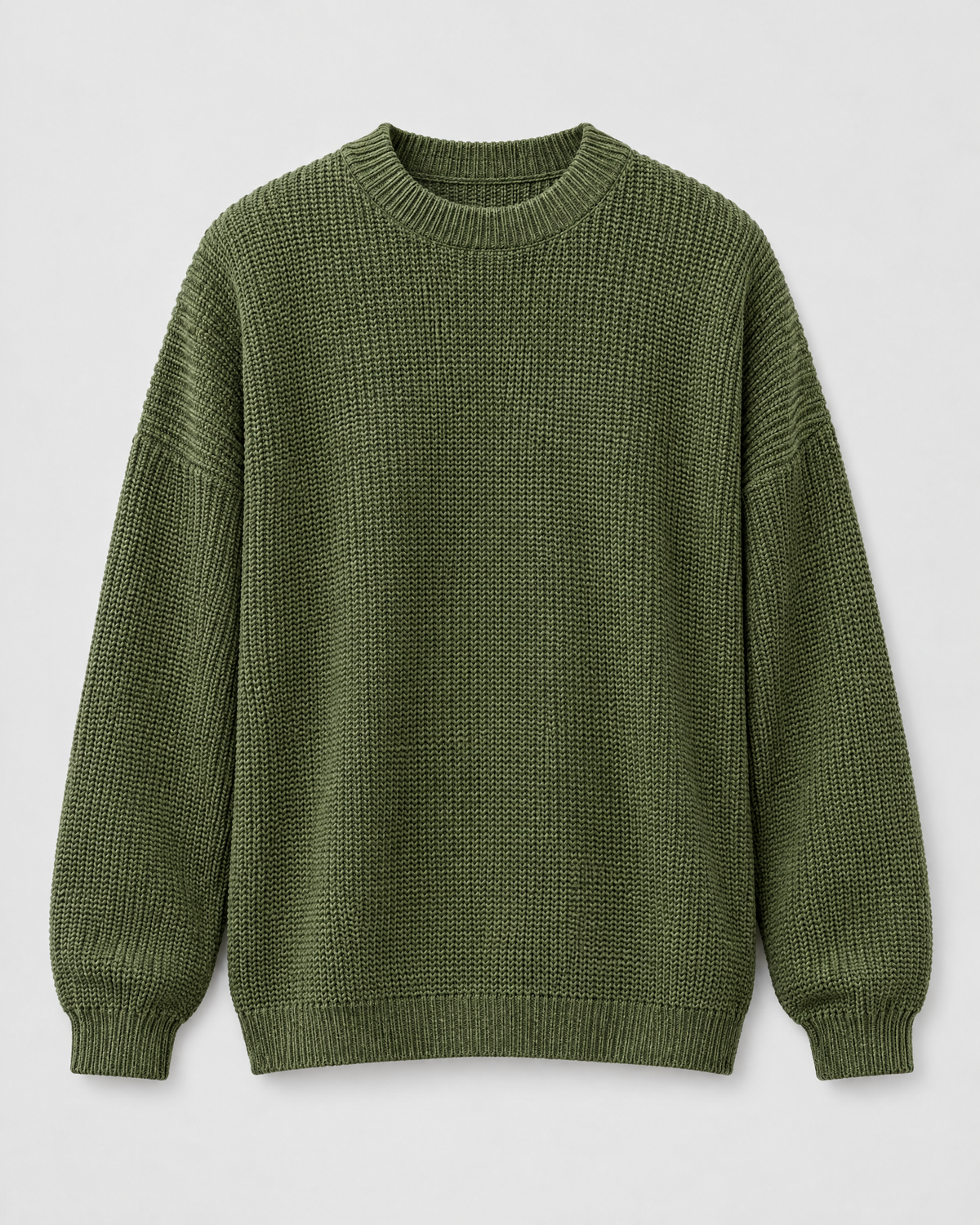 Men's Everyday Crewneck Sweater — Green — product front [WB gallery 196/6]