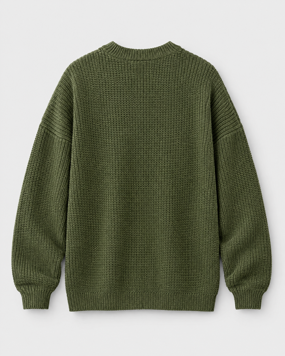 Men's Everyday Crewneck Sweater — Green — product back [WB gallery 196/7]