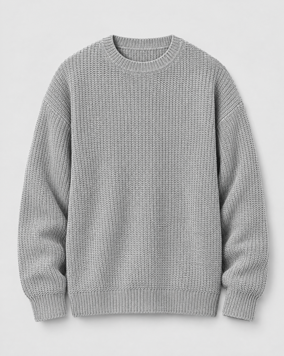 Men's Everyday Crewneck Sweater — Gray — product front [WB gallery 197/6]