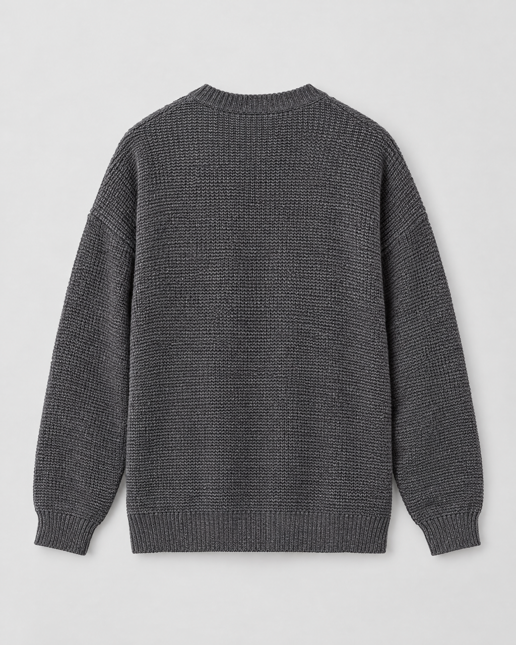 Men's Everyday Crewneck Sweater — Dark gray — product back [WB gallery 198/7]