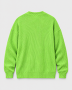 Men's Everyday Crewneck Sweater — Fluorescent Green — product back [WB gallery 199/7]
