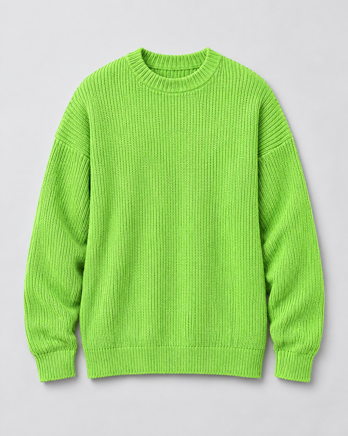Men's Everyday Crewneck Sweater — Fluorescent Green — product front [WB gallery 199/6]