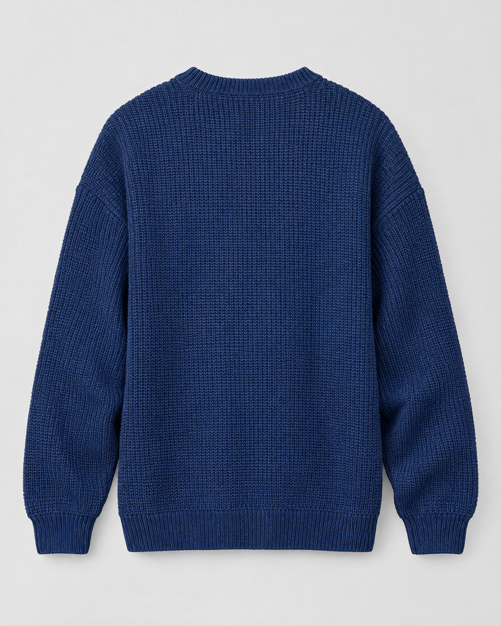 Men's Everyday Crewneck Sweater — Dark blue — product back [WB gallery 200/7]
