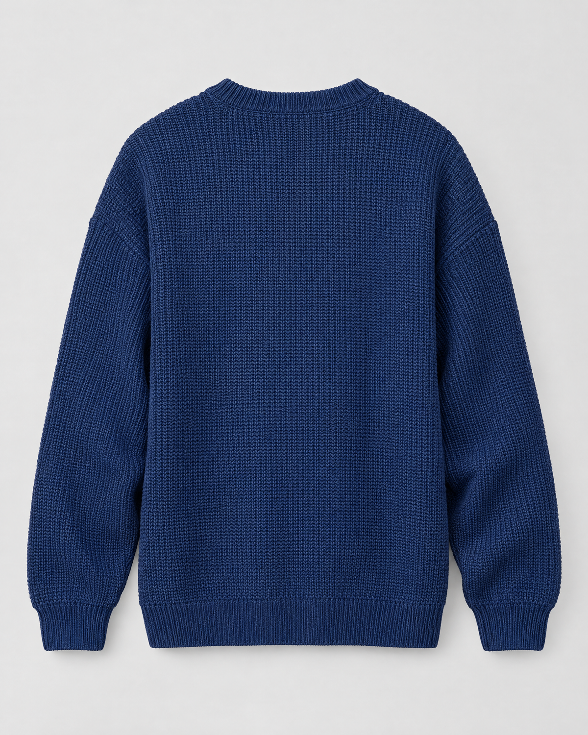 Men's Everyday Crewneck Sweater — Dark blue — product back [WB gallery 200/7]