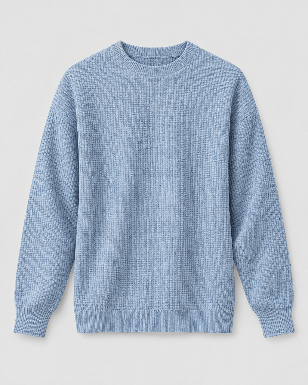 Men's Everyday Crewneck Sweater — Light blue — product front [WB gallery 201/6]