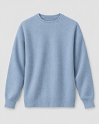 Men's Everyday Crewneck Sweater — Light blue — product front [WB gallery 201/6]