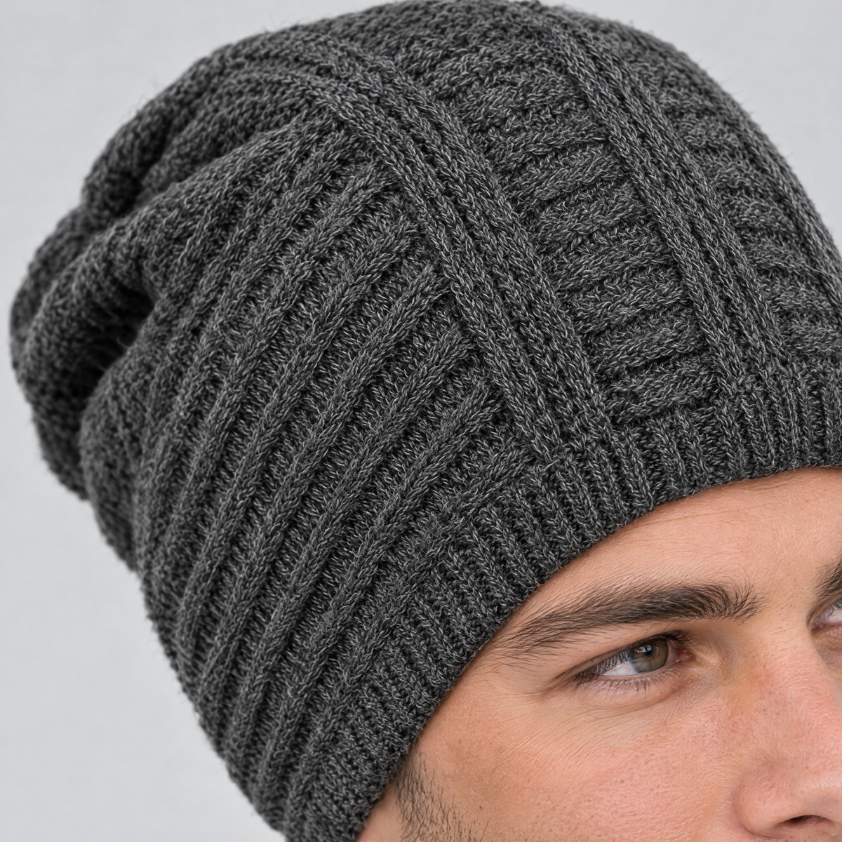 stretchbeanie gray feature2