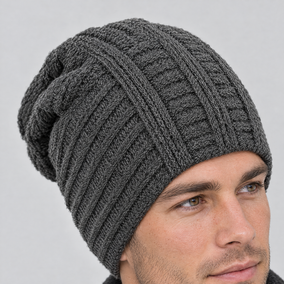 stretchbeanie gray feature3