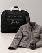 Men's Lance Collarless Moto Jacket — Grey — whats-included
